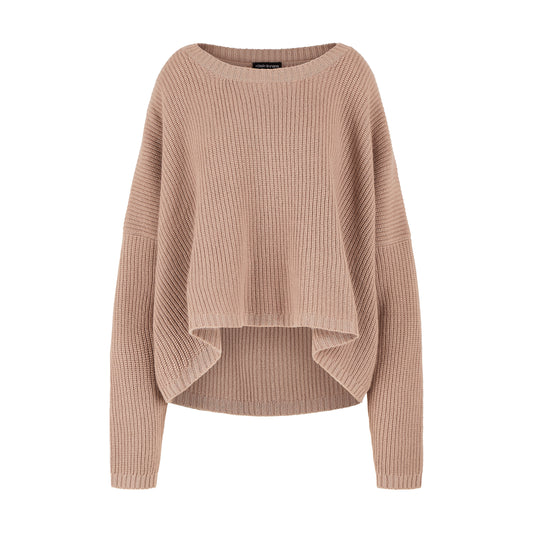 Wren 100% Cashmere chunky rib sweater