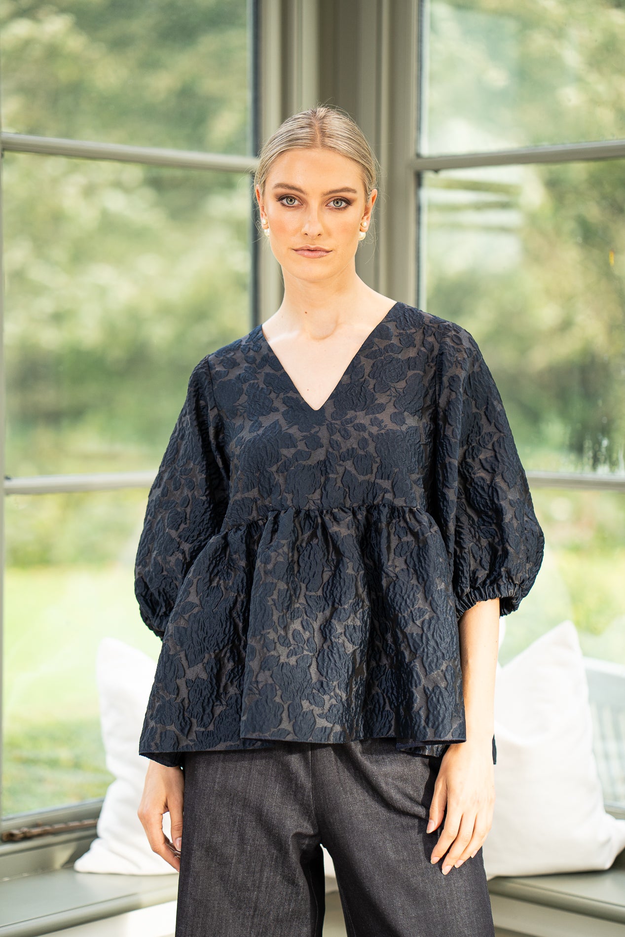 Fig Embossed Jacquard