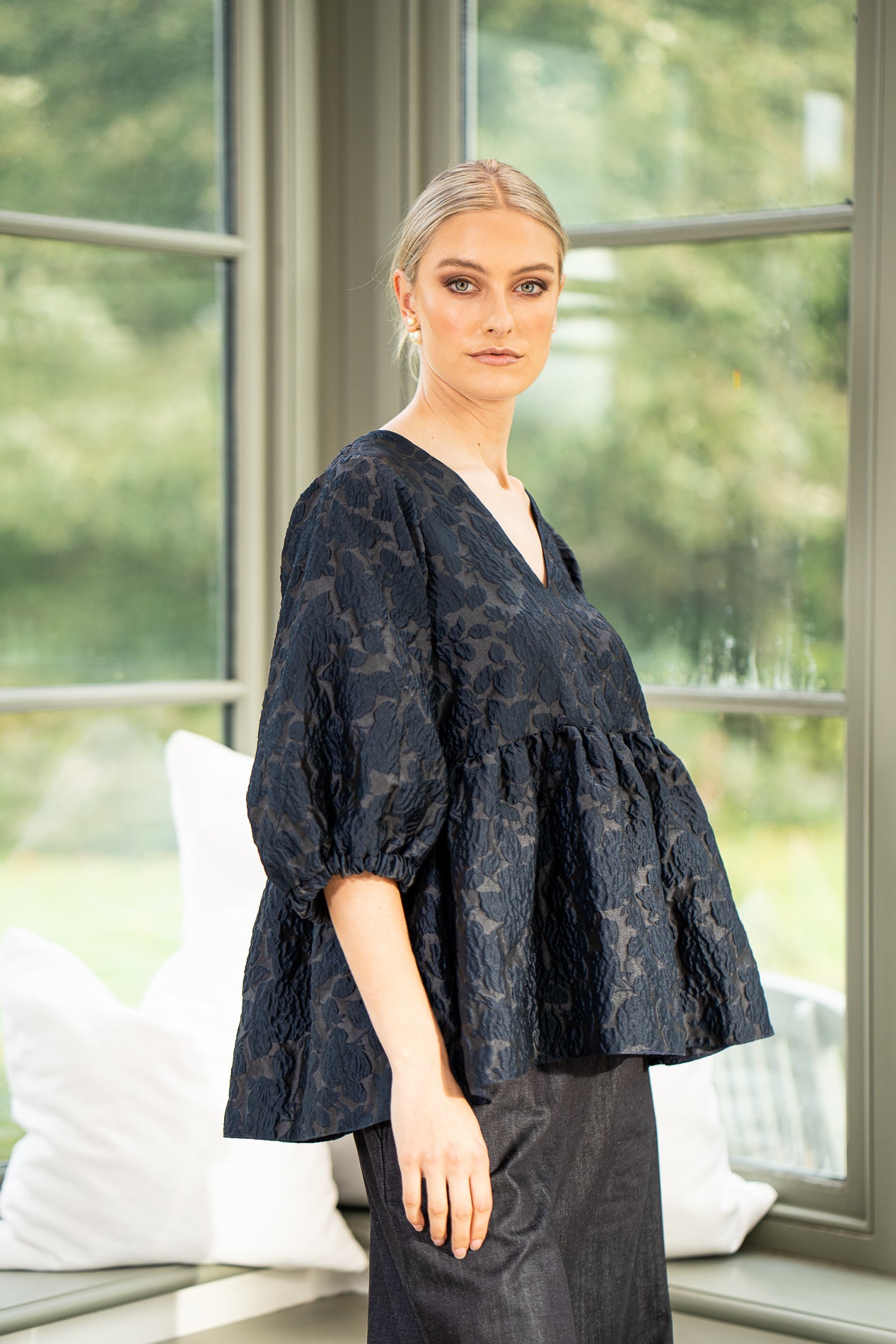 Fig Embossed Jacquard