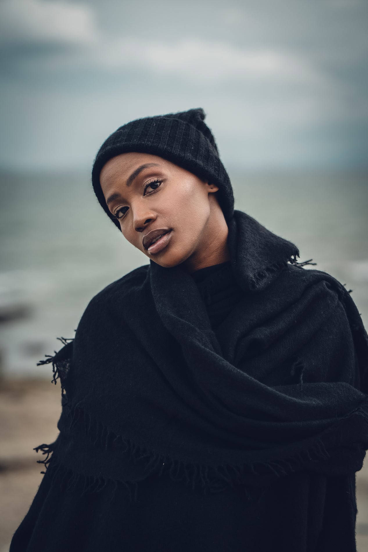 Felted Cashmere Wrap