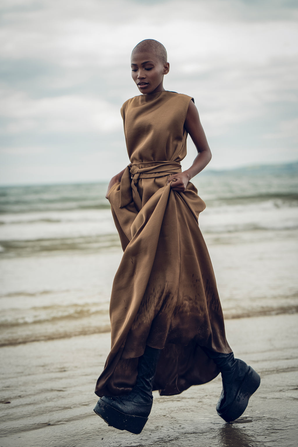 Hollis Boat Neck Long Dress Pre Order