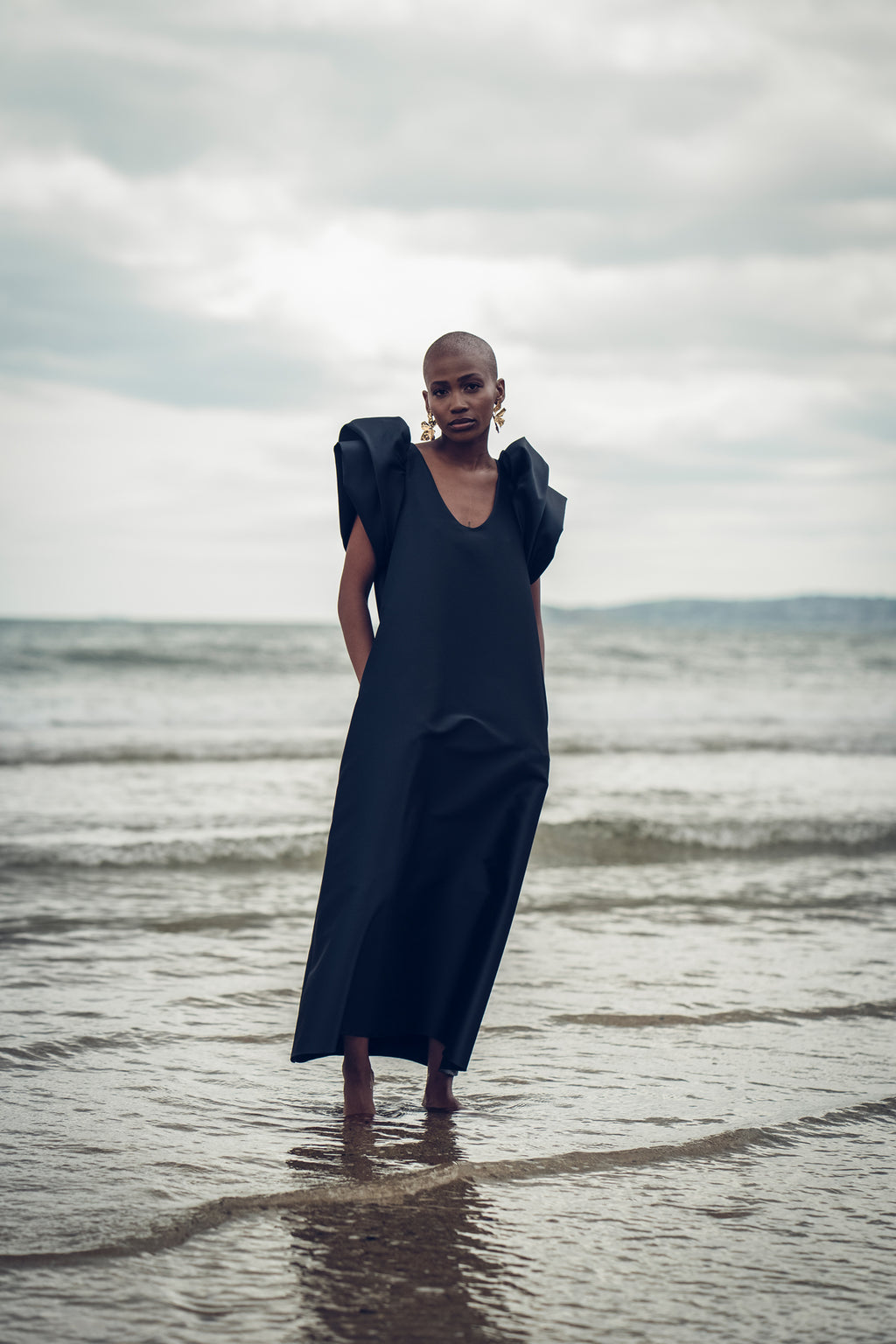 Cleo Frill Sleeve Dress