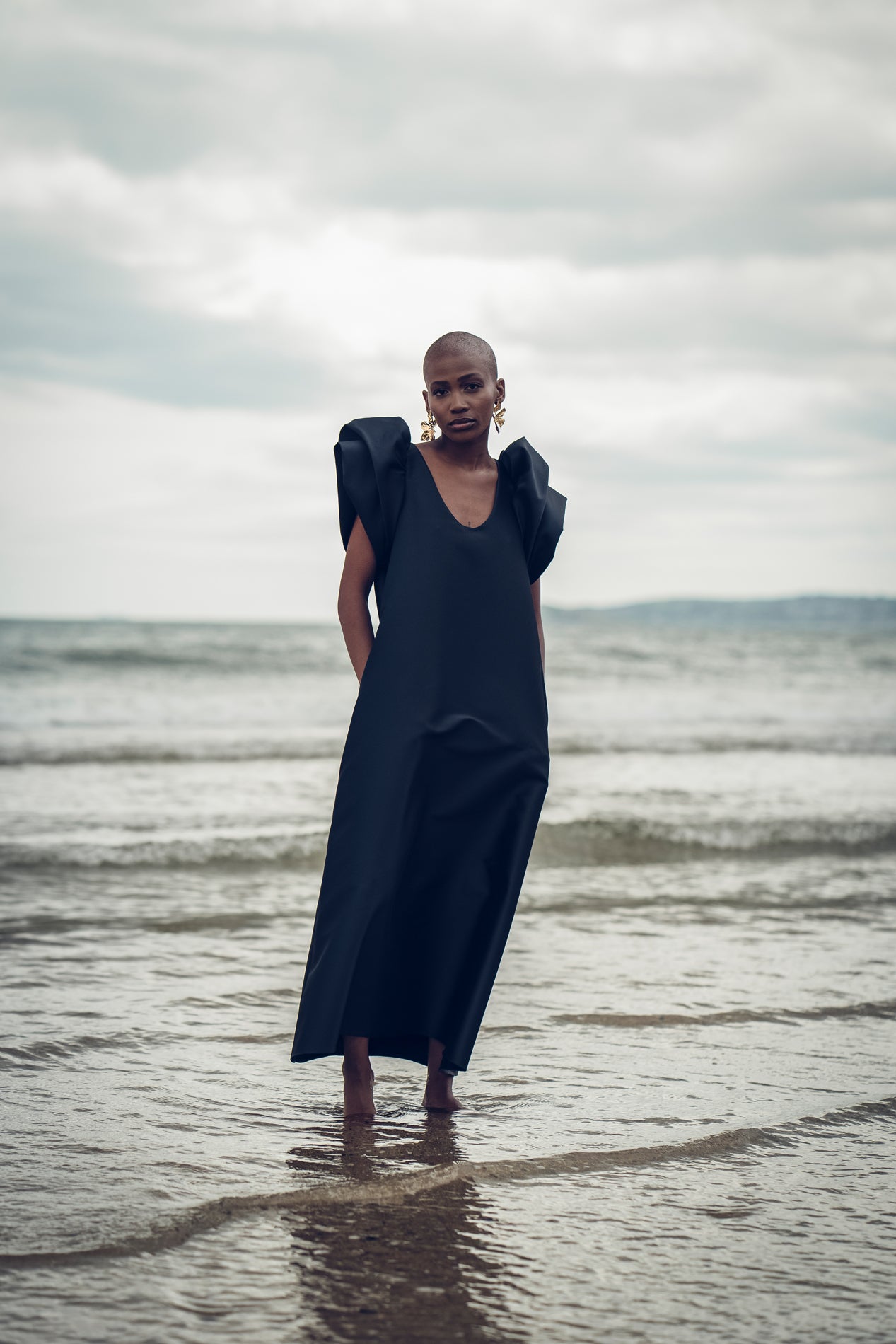 Cleo Frill Sleeve Dress
