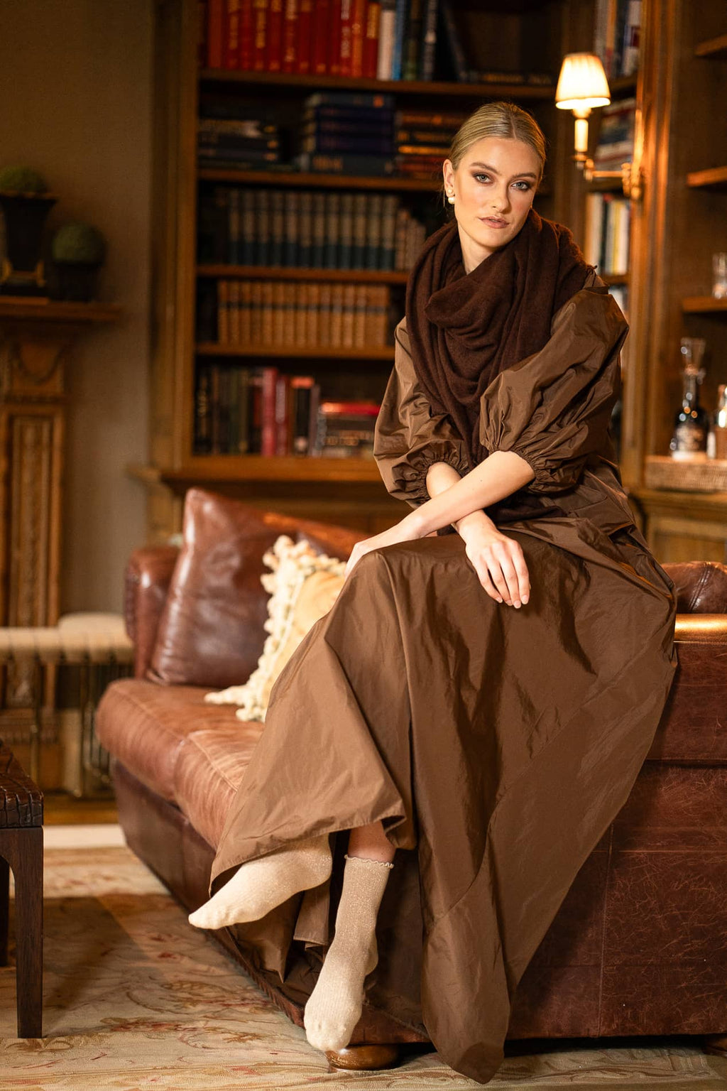 Tassle Felted Cashmere Wrap