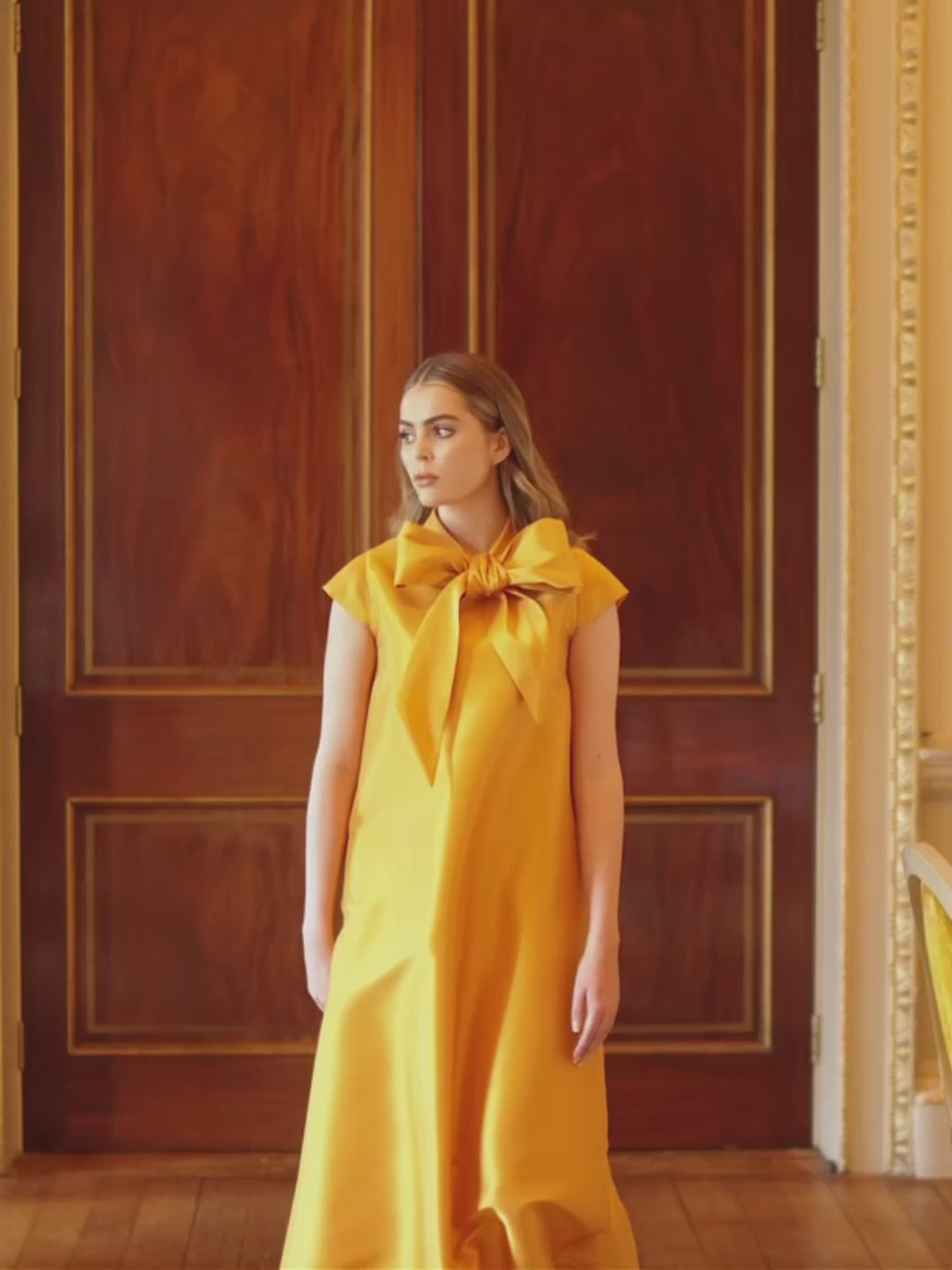 Nori Bow Neck Dress